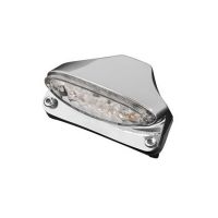 Highway Hawk H68-0150 Koncové světlo Fender s držákem SPZ LED chrom